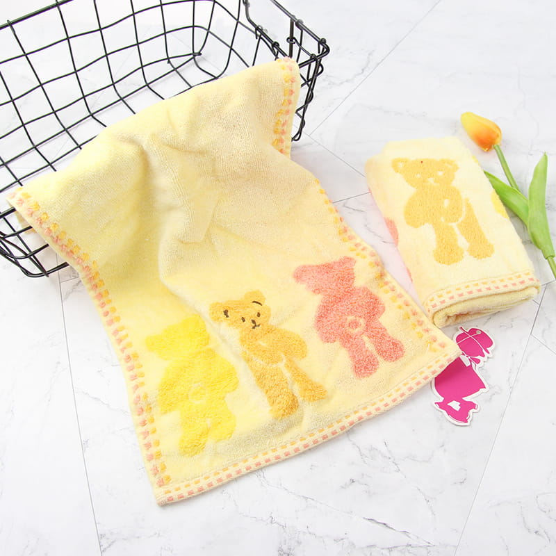 Bomull Jacquard Face Handel for Kids